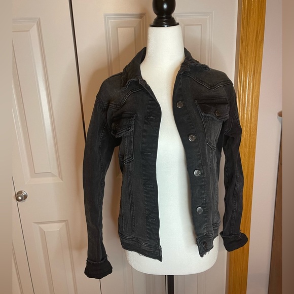 Zara Jackets & Blazers - Black denim jacket from Zara size small